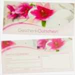 Vorlage Massagegutschein Best Of Geschenkgutscheine Massage Wellness 100 Stück Gutscheine