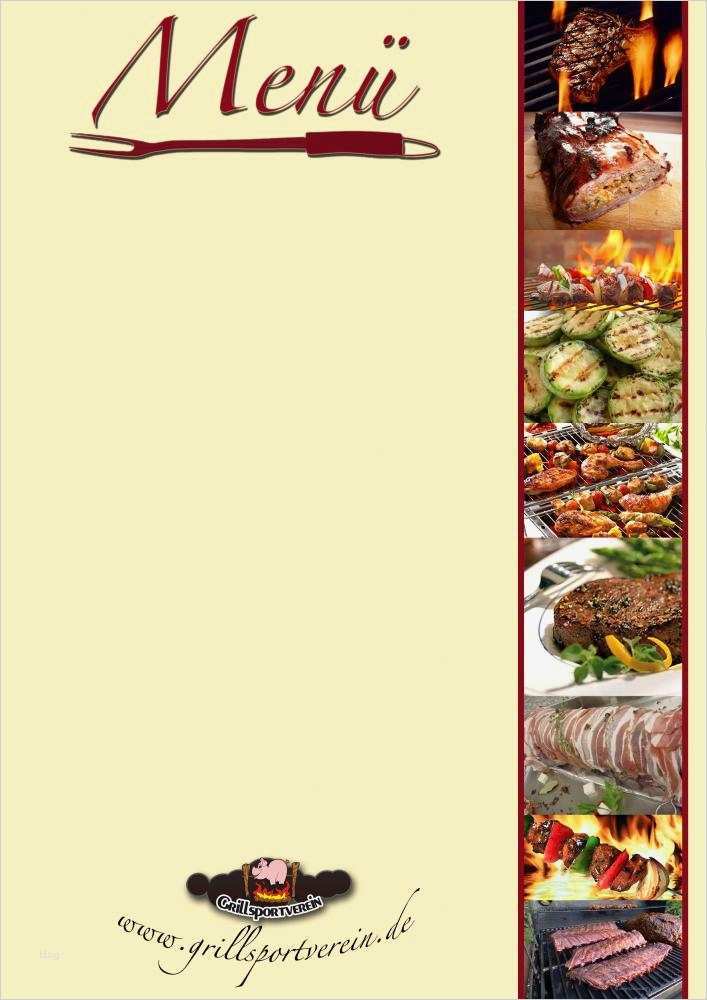 Vorlage Menükarte Best Of Grillsportverein Menükarte Vorlage