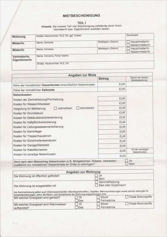 Vorlage Mietbescheinigung Vermieter Bewundernswert Muss Man Se formular Vom Vermieter Ausfüllen Lassen