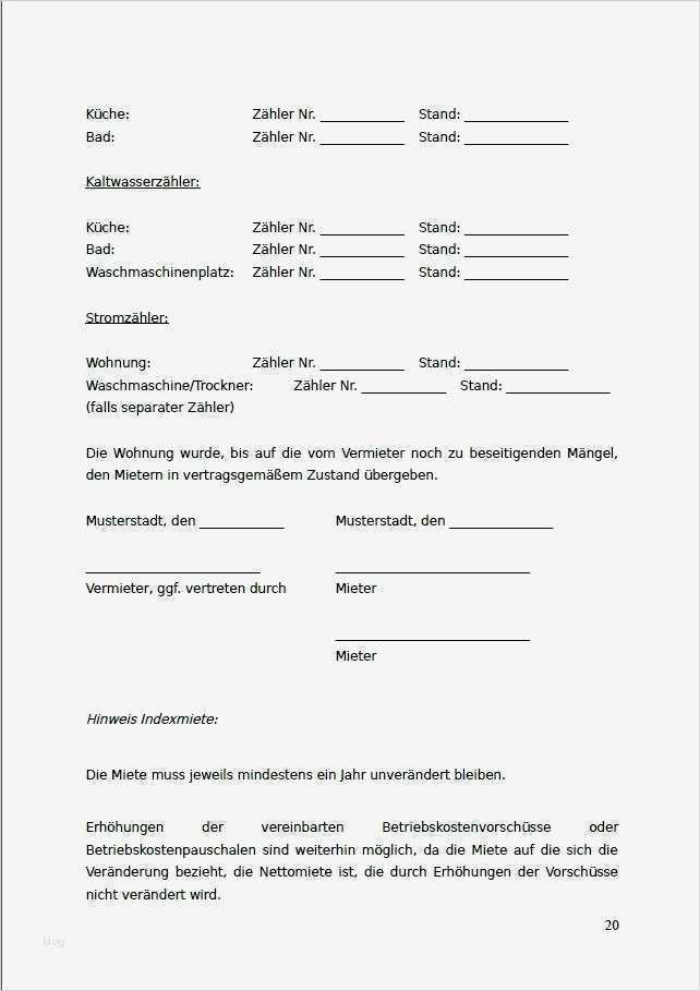 Vorlage Mietvertrag Haus Bewundernswert Mietvertrag Vorlage Wohnung