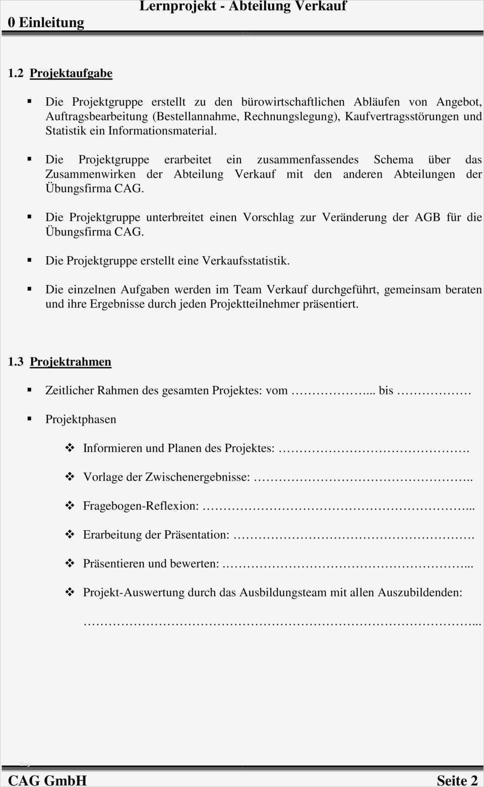 Vorlage Nachfassbrief Angebot Cool A R B E I T S H E F T Pdf