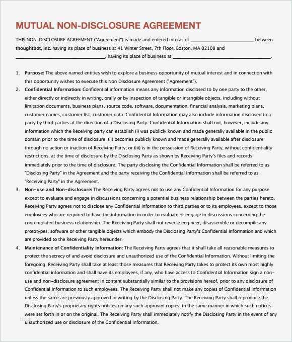 Vorlage Nda Hübsch Schön Nda Kostenlose Vorlage Ideen Bilder Für Das