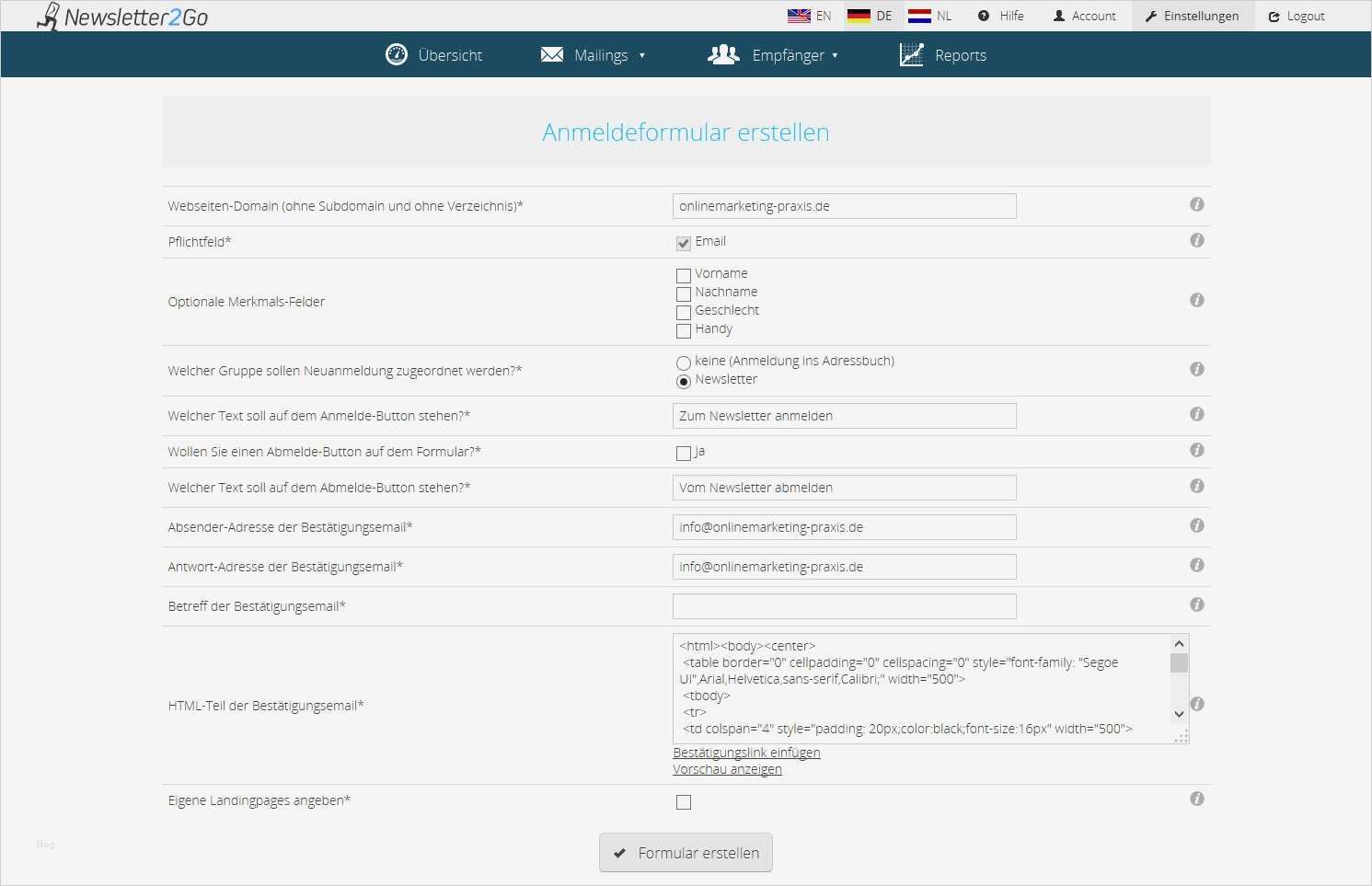 Vorlage Newsletter Kostenlos Luxus Ausgezeichnet Anmeldeformular Vorlage Kostenlos Bilder