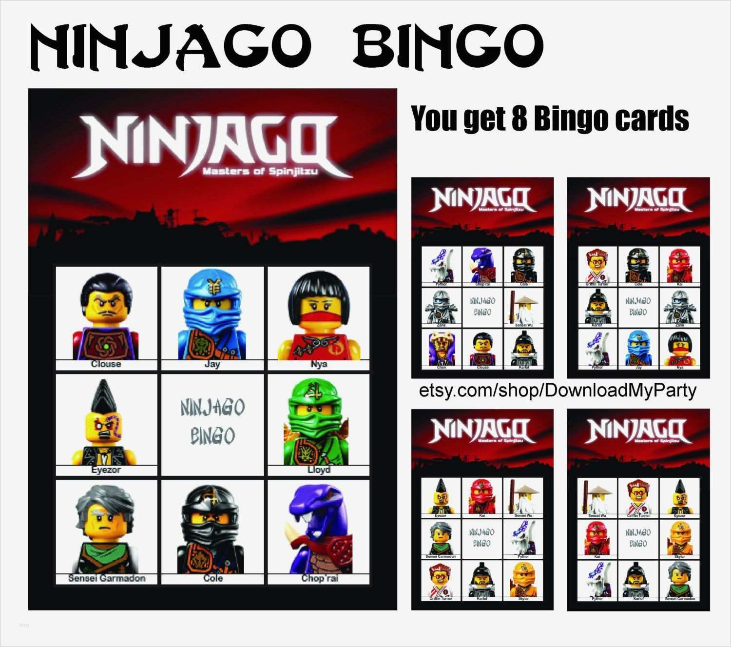 Vorlage Ninjago Einladung Beste Ninjago Einladungskarten Vorlage Zum Ausdrucken