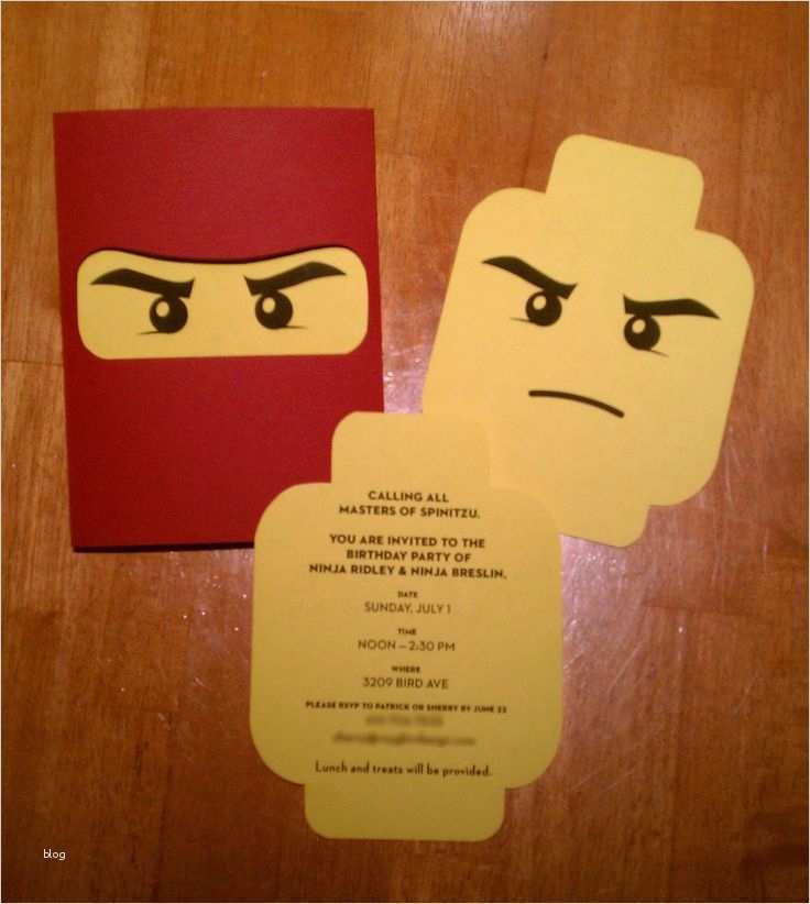 Vorlage Ninjago Einladung Gut Die Besten 25 Ninjago Einladungskarten Ideen Auf