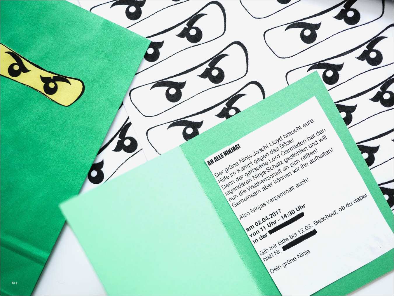 Vorlage Ninjago Einladung Schön Ninjago Kindergeburtstag