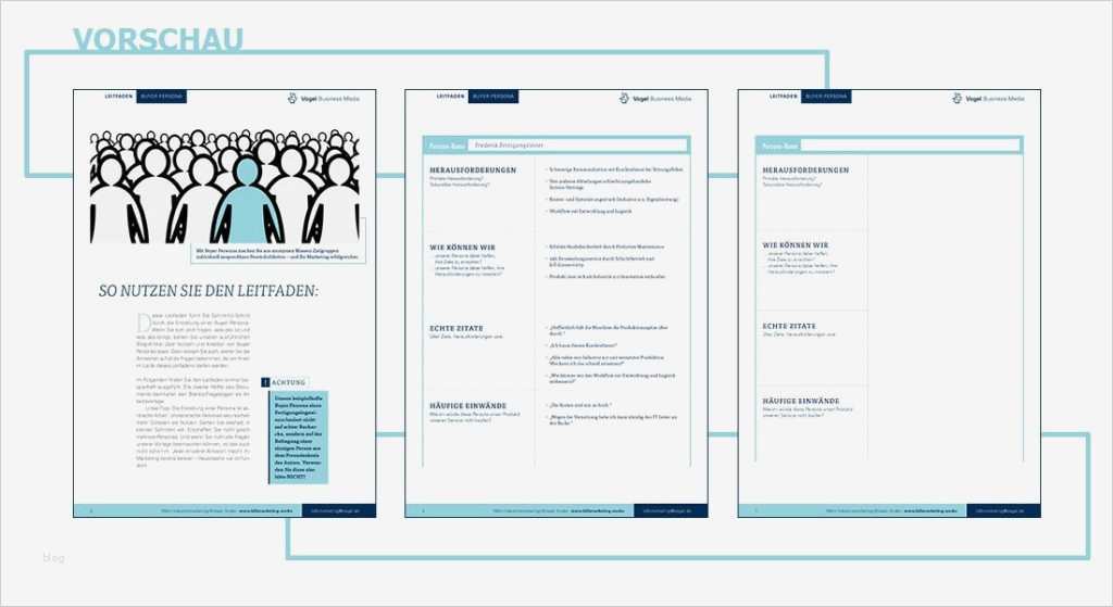 Vorlage Persona Erstaunlich Vorlage B2b Buyer Personas Erstellen – Vogel Business Media