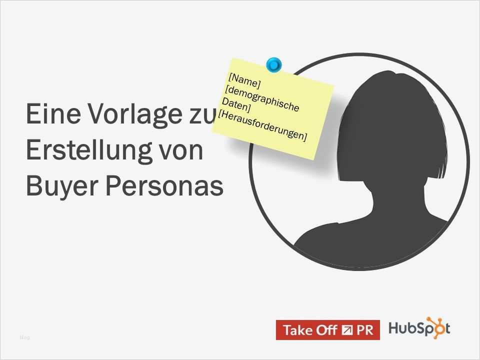 Vorlage Persona Schön Eine Vorlage Zur Erstellung Von Buyer Personas Ppt Video