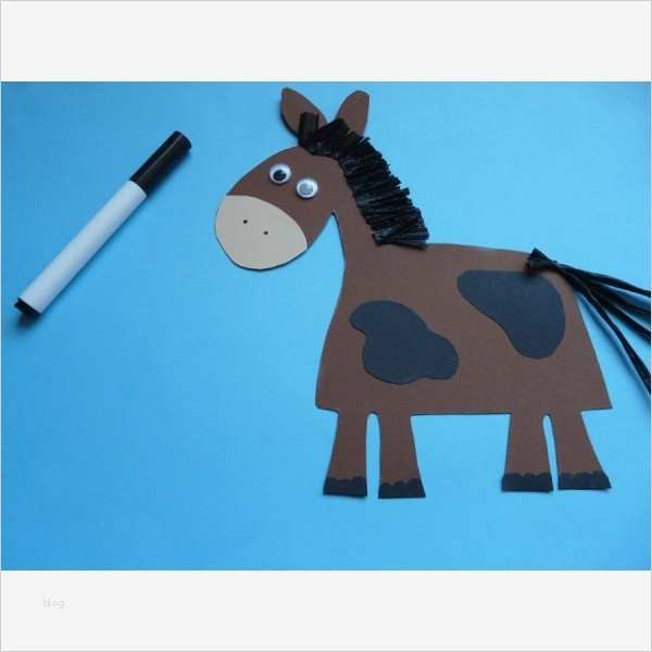 Vorlage Pferd Basteln Schön Basteln Pferd