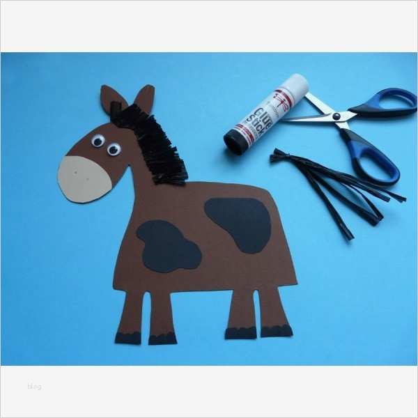 Vorlage Pferd Basteln Wunderbar Basteln Pferd