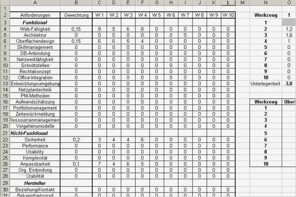 Vorlage Pflichtenheft Gut Beschaffung