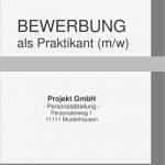 Vorlage Praktikumsbewerbung Inspiration Deckblatt Bewerbung Praktikum Kostenlose Muster