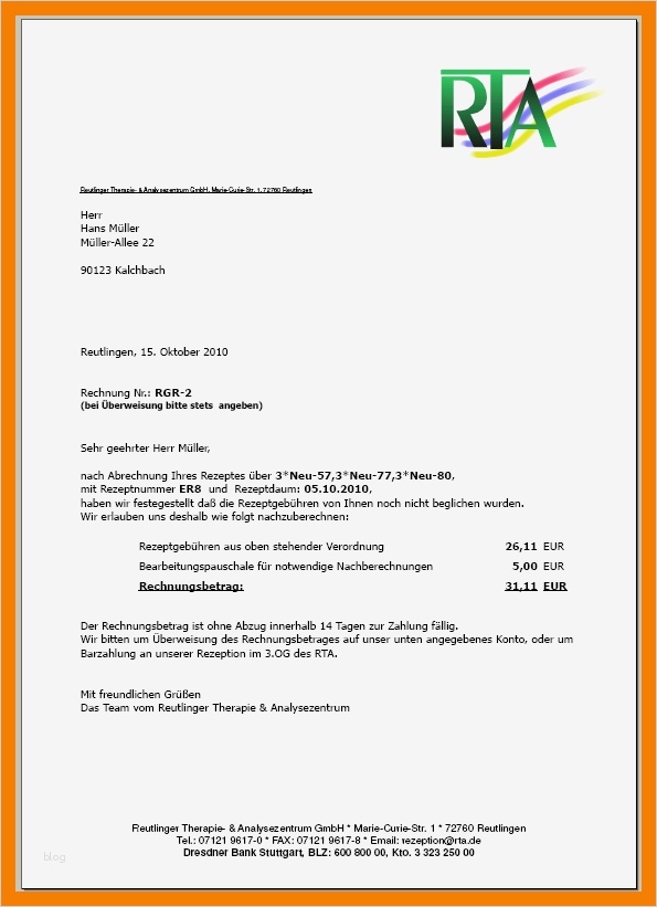 Vorlage Privatrechnung Einzigartig 11 Vorlage Privatrechnung