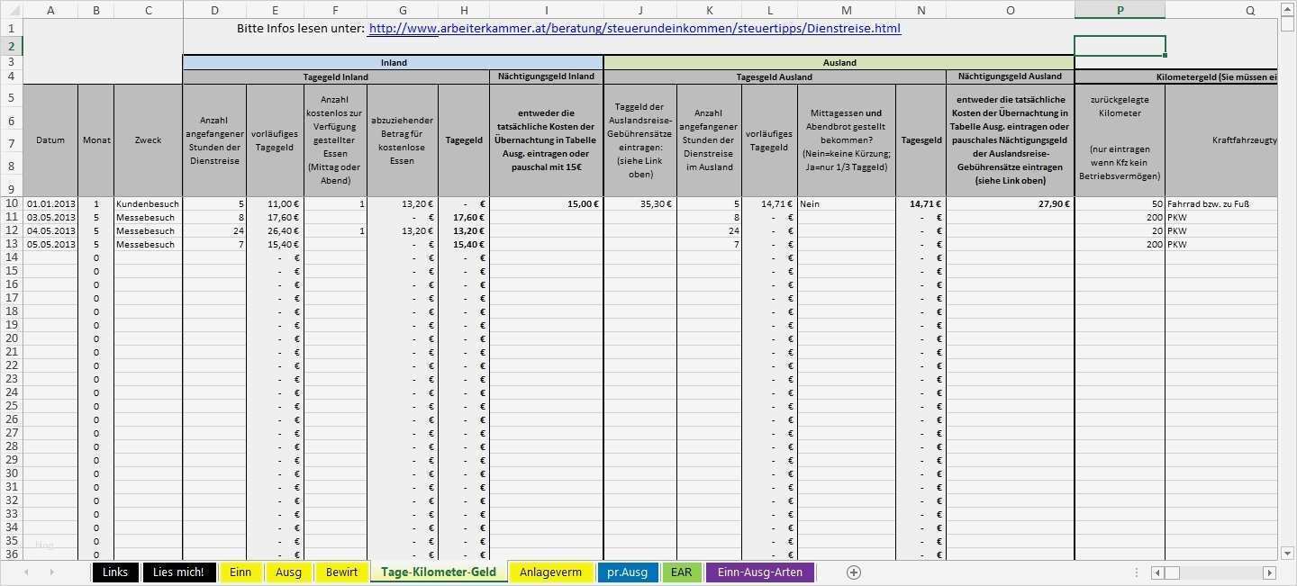 Vorlage Rechnung Excel Kleinunternehmer Gut Excel Vorlage Ear Für Kleinunternehmer Österreich