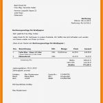 Vorlage Rechnung Freiberufler Excel Hübsch 8 Rechnung Schreiben Vorlage