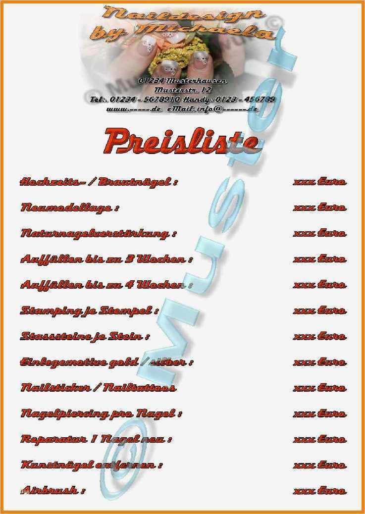 Vorlage Rechnung Für Vermittlung Beste Fein Preislistenvorlage Galerie Beispiel Anschreiben Für