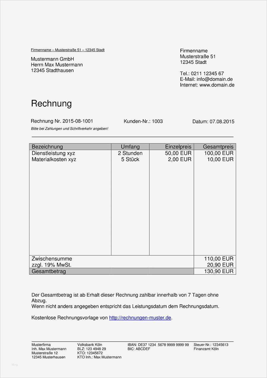 Vorlage Rechnung Für Vermittlung Cool Rechnungsvorlagen Kostenlos Rechnungsvorlage Für Jeden