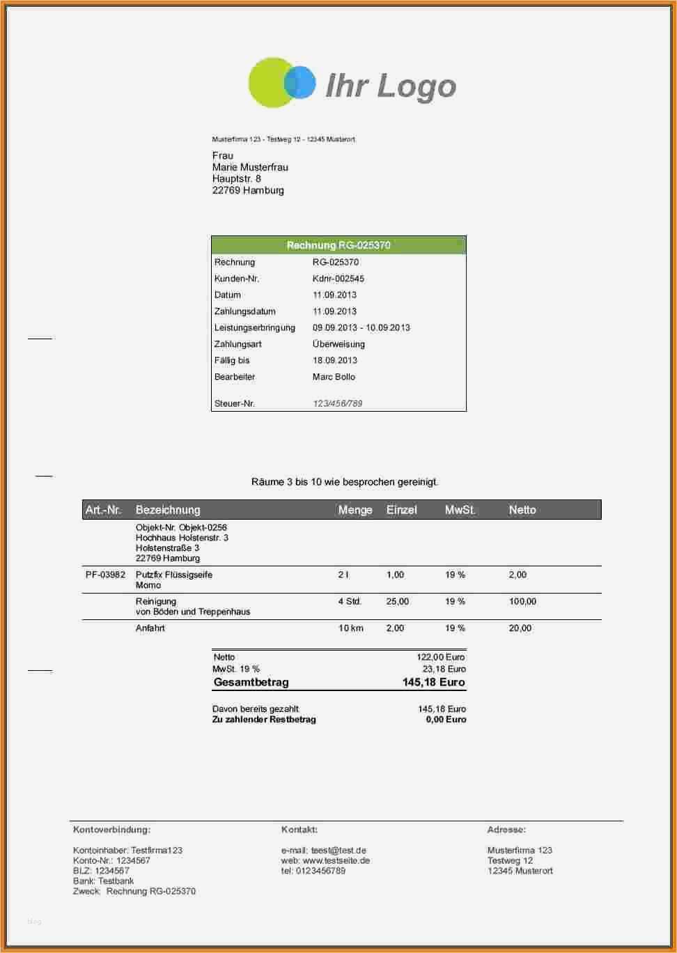 Vorlage Rechnung Für Vermittlung Einzigartig atemberaubend Vorlagen Für Die Abrechnung Rechnung Ideen