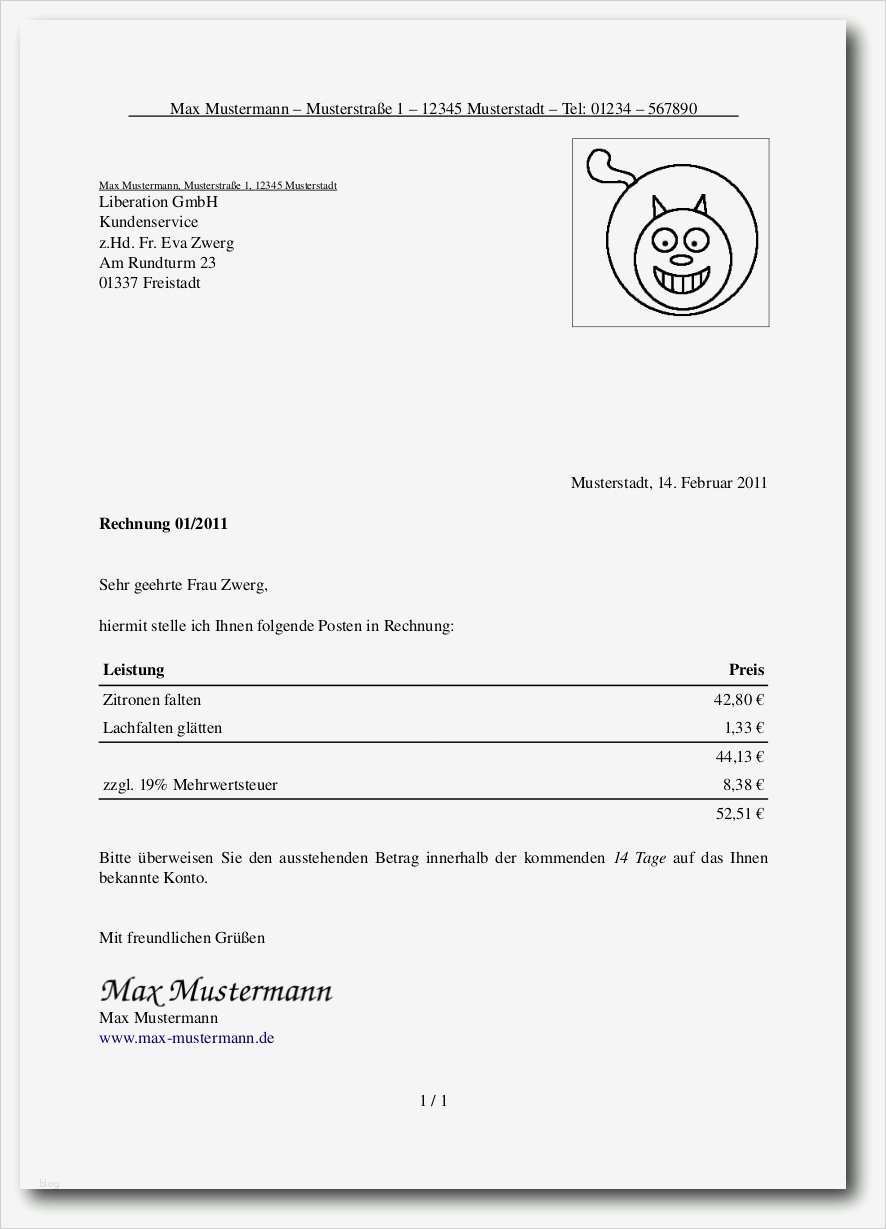 Vorlage Rechnung Kleinunternehmer Neu Rechnungsvorlage Openoffice Kleinunternehmer Line