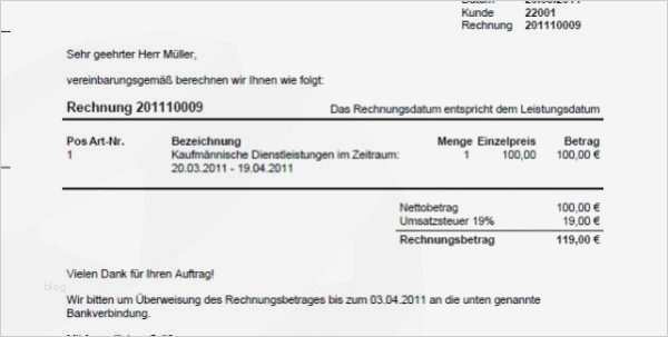 Vorlage Rechnung Kleinunternehmer Pdf Hübsch Kleinunternehmerregelung Rechnung Muster Vorlage Rechnung