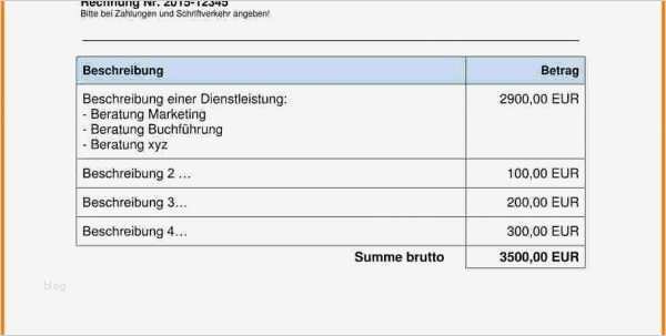 Vorlage Rechnung Ohne Umsatzsteuer Inspiration 6 Rechnung Arbeitsstunden Muster