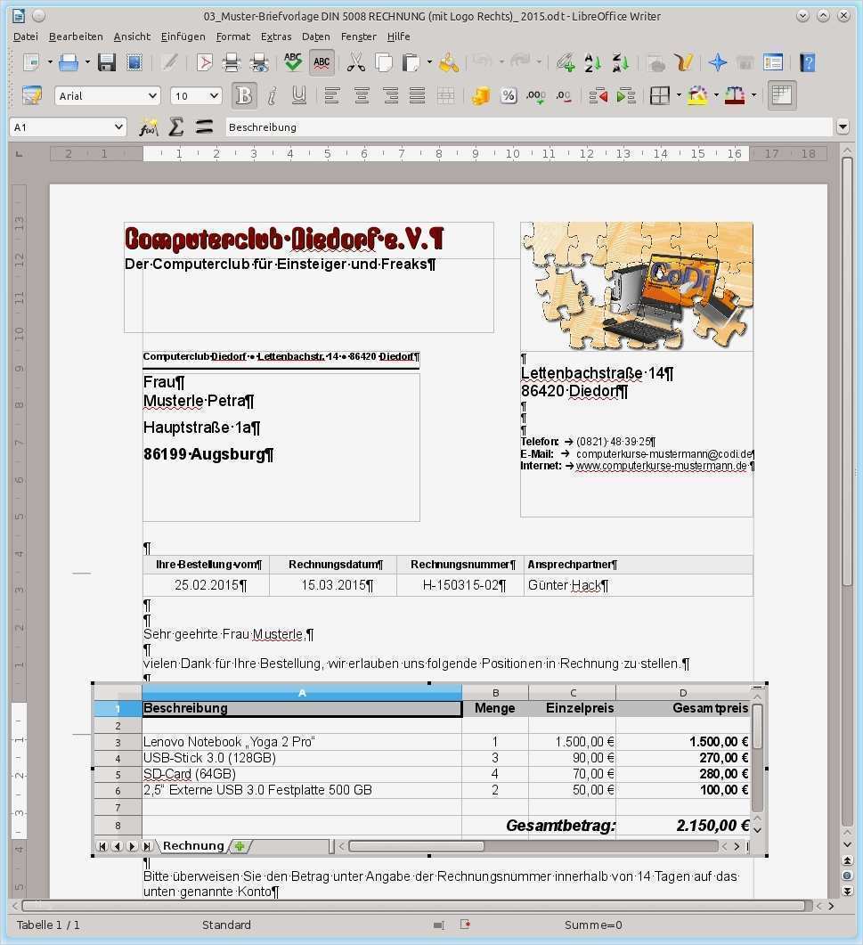 Vorlage Rechnung Openoffice Elegant Libreoffice Vorlage Rechnung Line Rechnun Libreoffice