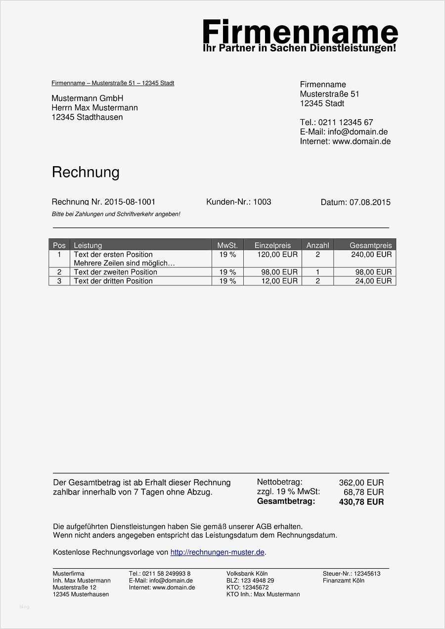 Vorlage Rechnung Word Download Kostenlos Bewundernswert Rechnungsvorlagen Kostenlos Rechnungsvorlage Für Jeden