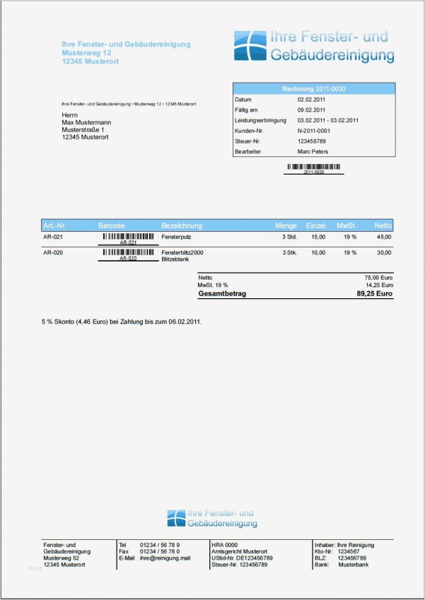 Vorlage Rechnung Word Download Kostenlos Gut Rechnung Kostenlos Rechnungsvorlage Kostenlos Download