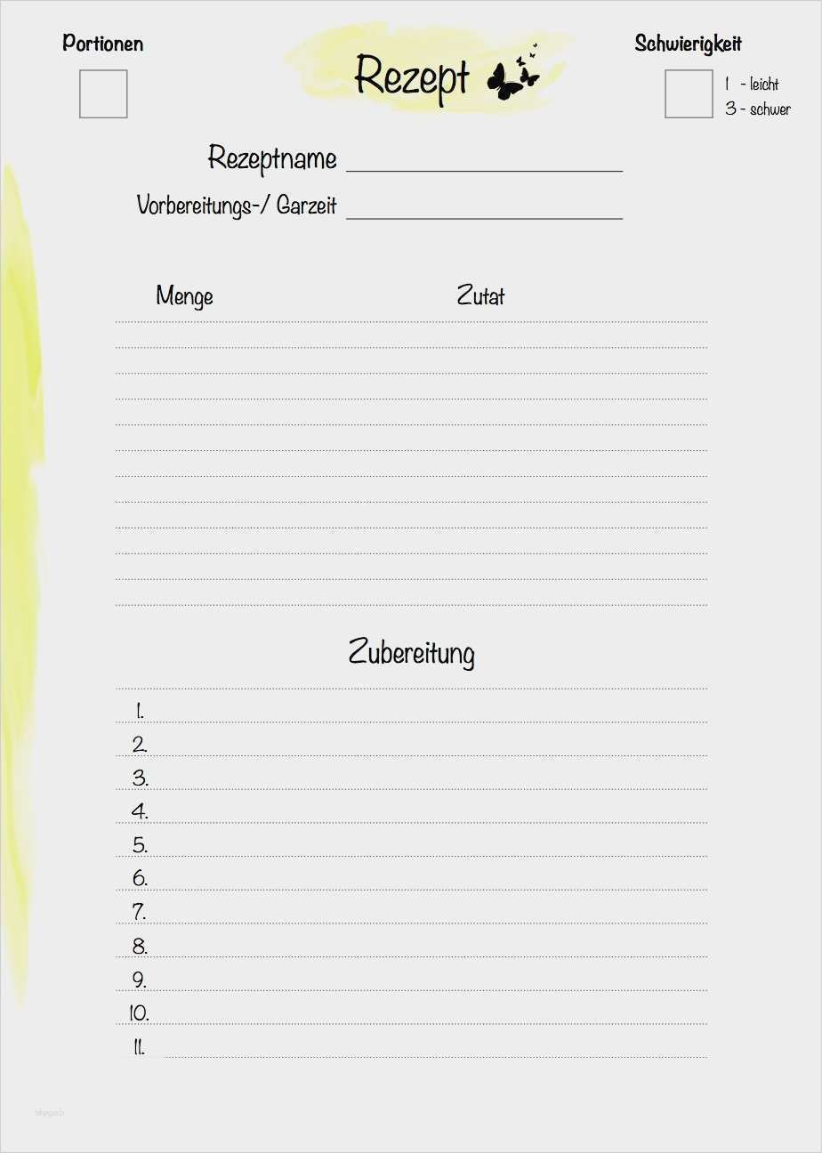 Vorlage Rezeptbuch Erstaunlich Fein Hausgemachte Rezeptbuch Vorlage Zeitgenössisch