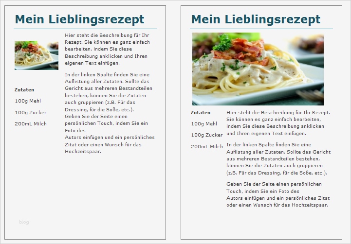 Vorlage Rezeptbuch Erstaunlich Schritt Für Schritt Kochbuch Selbst Gestalten Epubli