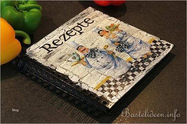 52 Cool Vorlage Rezeptbuch Gestalten Bilder 2 Geschenkidee ein Rezeptbuch mit Serviettentechnik gestalten