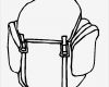 Vorlage Rucksack Aus Papier Angenehm Einfacher Rucksack Ausmalbild & Malvorlage Sport