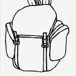 Vorlage Rucksack Aus Papier Angenehm Einfacher Rucksack Ausmalbild & Malvorlage Sport