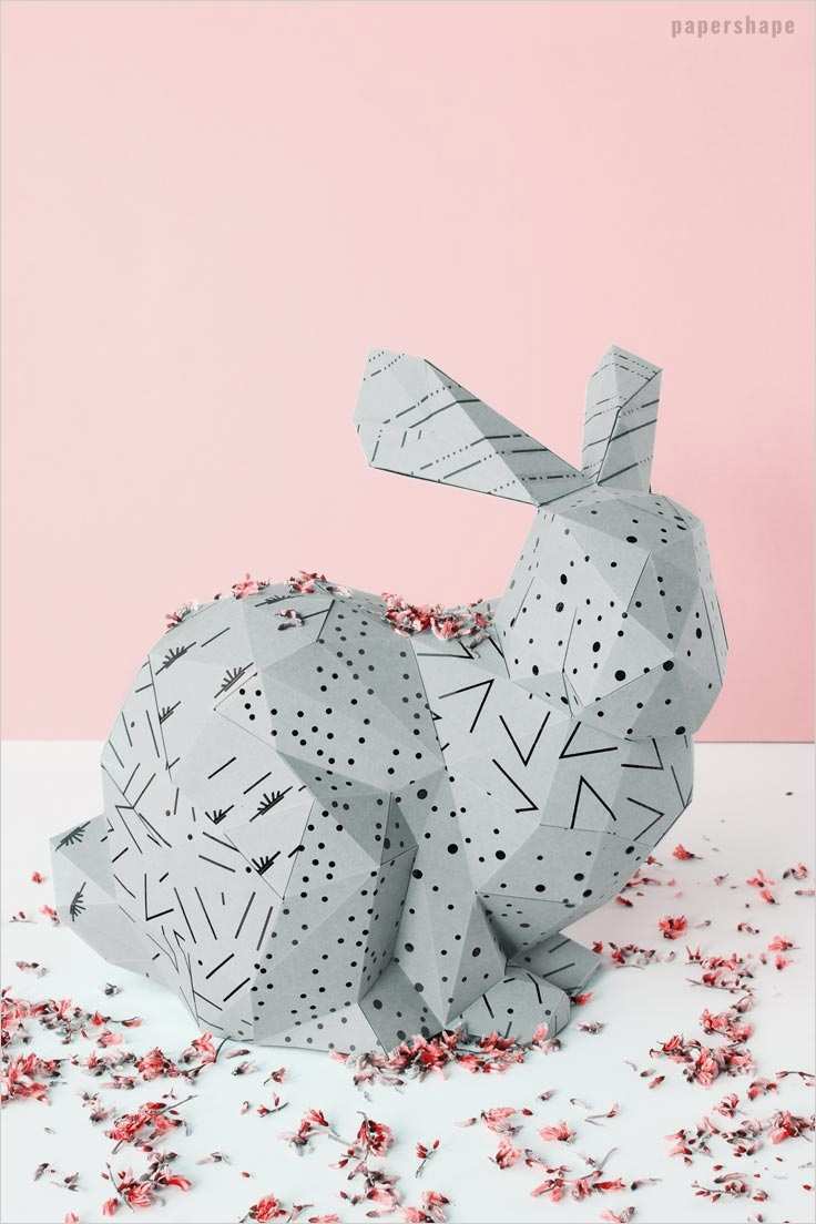 Vorlage Rucksack Aus Papier Cool Osterhasen Basteln Aus Papier Mit Vorlage Papershape
