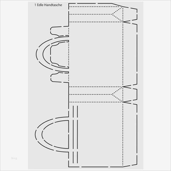 56 Großartig Vorlage Rucksack Aus Papier Abbildung 1 Vorlage Rucksack Aus Papier Erstaunlich Design Schablone "edle Handtasche" Din A3