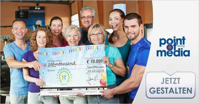 Vorlage Scheck Spende Best Of Spendenschecks Point Of Media Verlag Gmbh