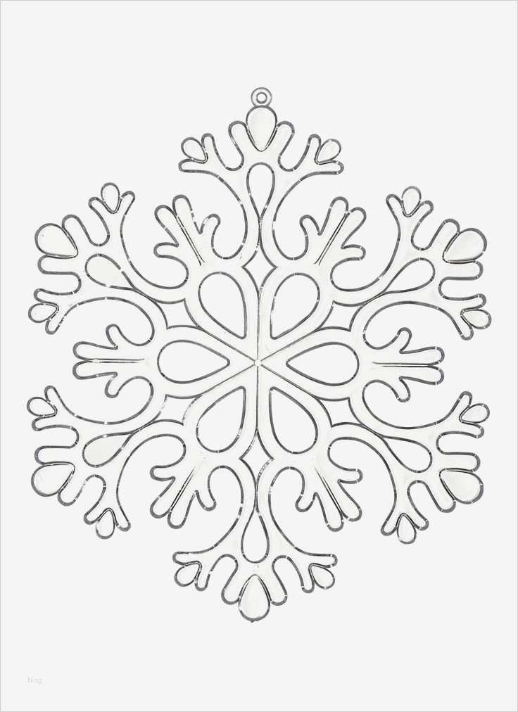 Coloriage de flocon de neige Dessins à colorier