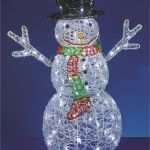 Vorlage Schneemann Groß Bewundernswert 76cm Acryl Groß Schneemann Weihnachten Led Dekoration
