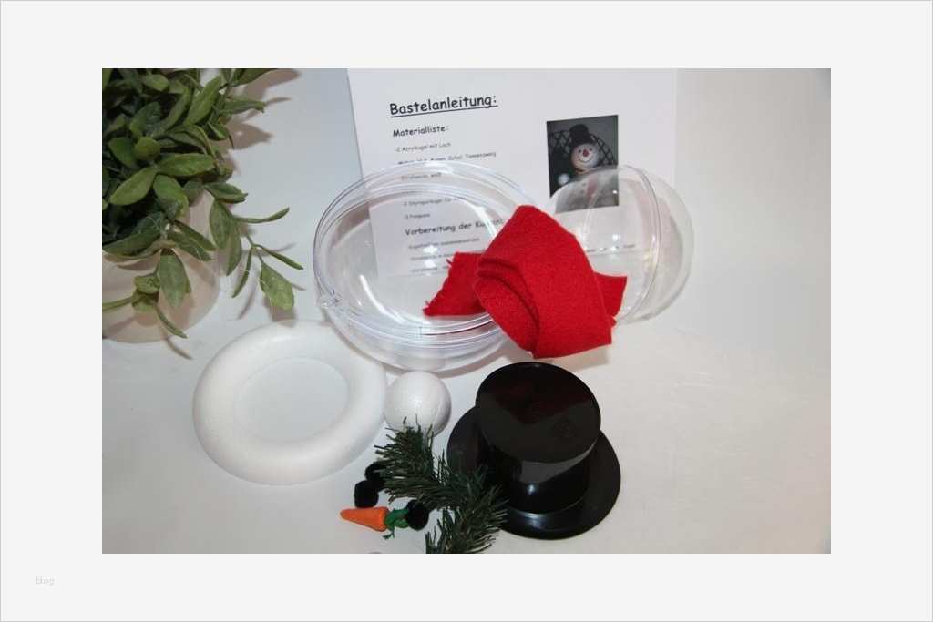 Bastelset Schneemann Snowy groß mit Lichterkette 18 90