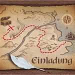 Vorlage Schnitzeljagd Kindergeburtstag Süß Einladungskarten 8 Schatzkarten Einladungskarten Zur