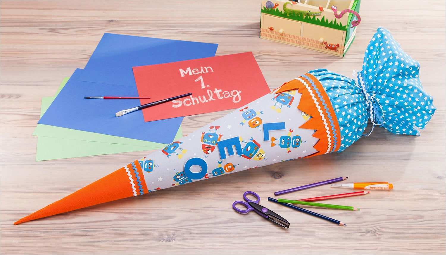 Vorlage Schultüte Basteln Best Of Bastelanleitung Schultüte Selber Machen