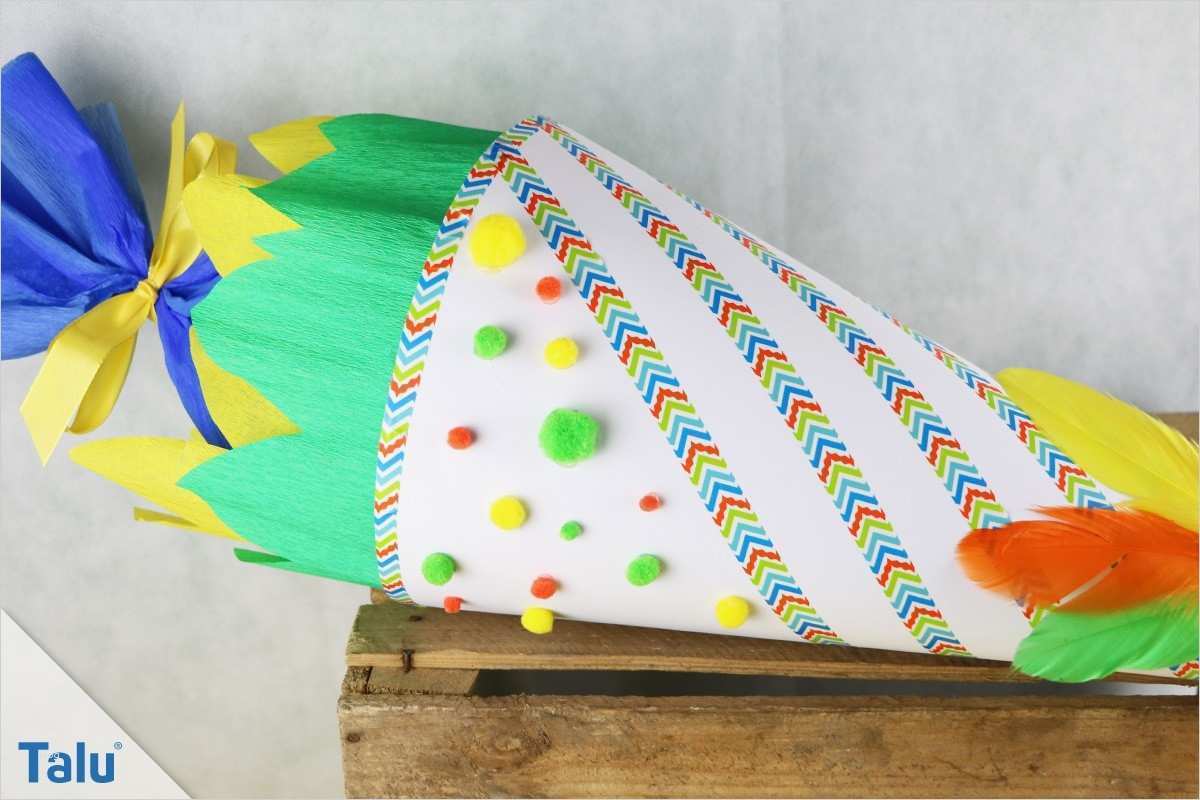 Vorlage Schultüte Basteln Hübsch Schultüte Selber Basteln Ideen Für Jungen & Mädchen