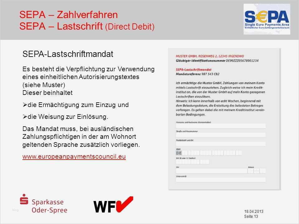 Vorlage Sepa Lastschriftmandat Süß Informationen Zu Sepa Psd Bank Berlin Brandenburg