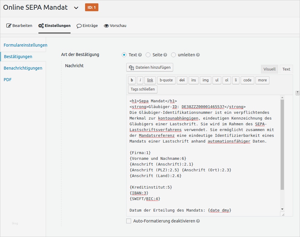 Vorlage Sepa Mandat Erstaunlich Ausgezeichnet Lastschriftformular Vorlage Fotos