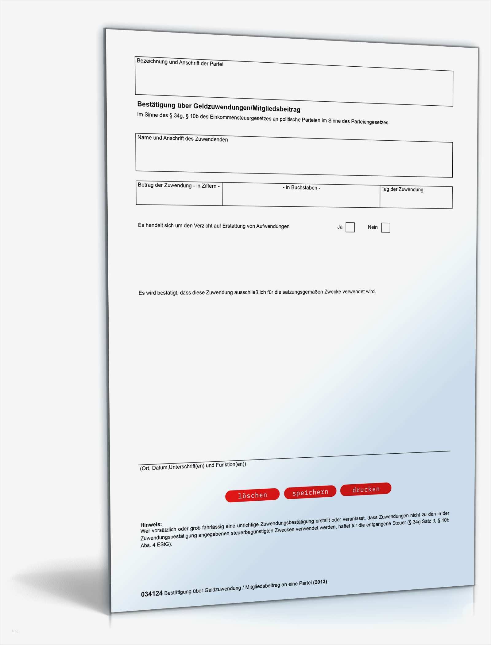 Vorlage Spendenbescheinigung Beste Spendenbescheinigungen Kostenlos Steuerformulare