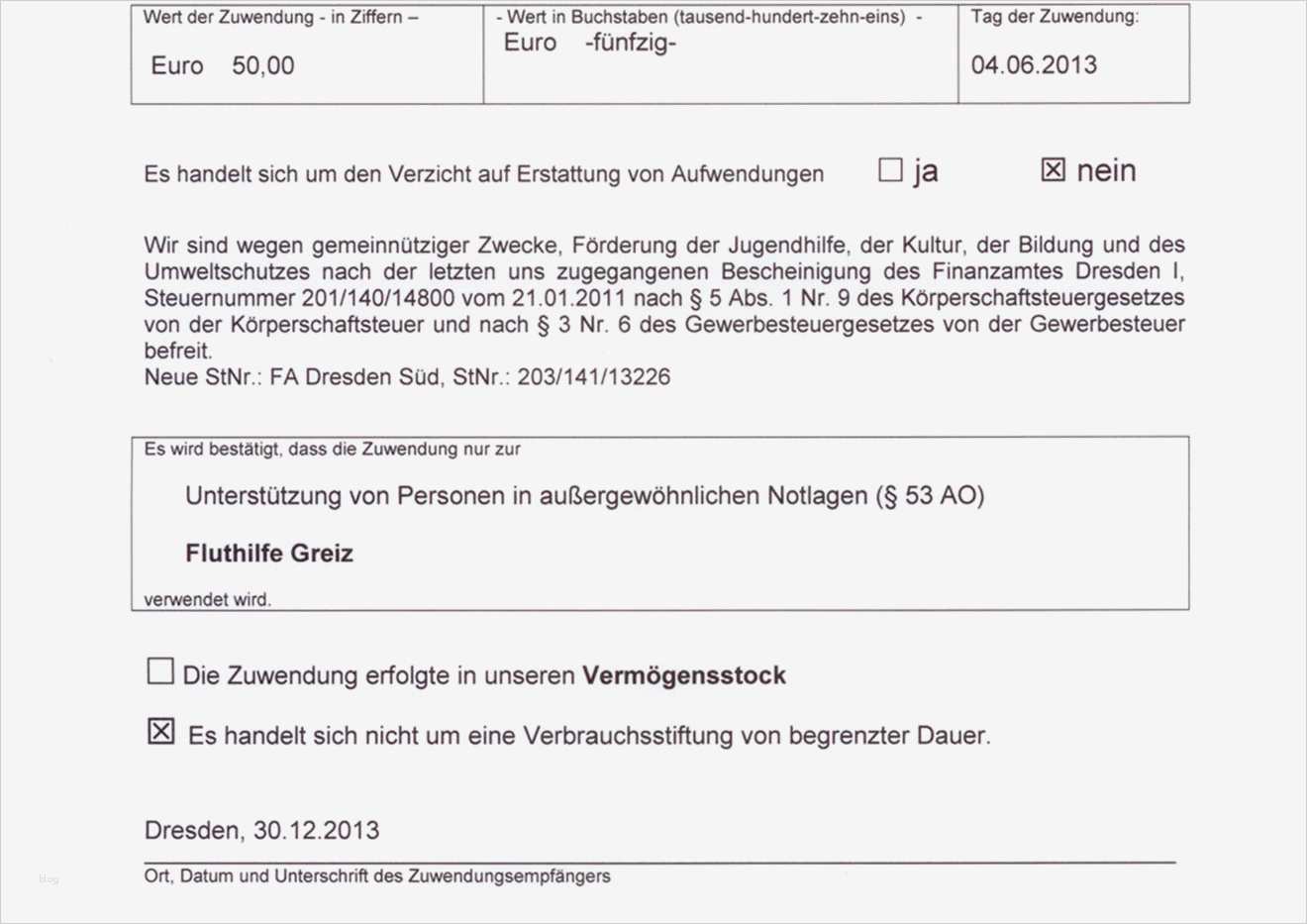 Vorlage Spendenbescheinigung Hübsch Spendenbescheinigung I Vogtlandspiegel