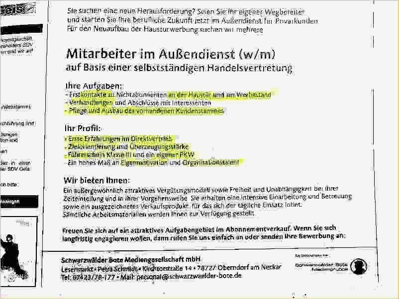 Vorlage Stellenanzeige Inspiration 10 Stellenanzeige Vorlage