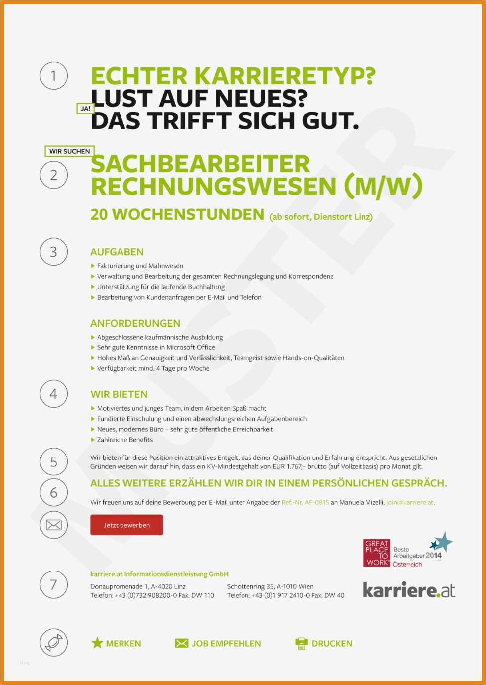 Vorlage Stellenanzeige Schön 6 Stellenanzeigen Muster