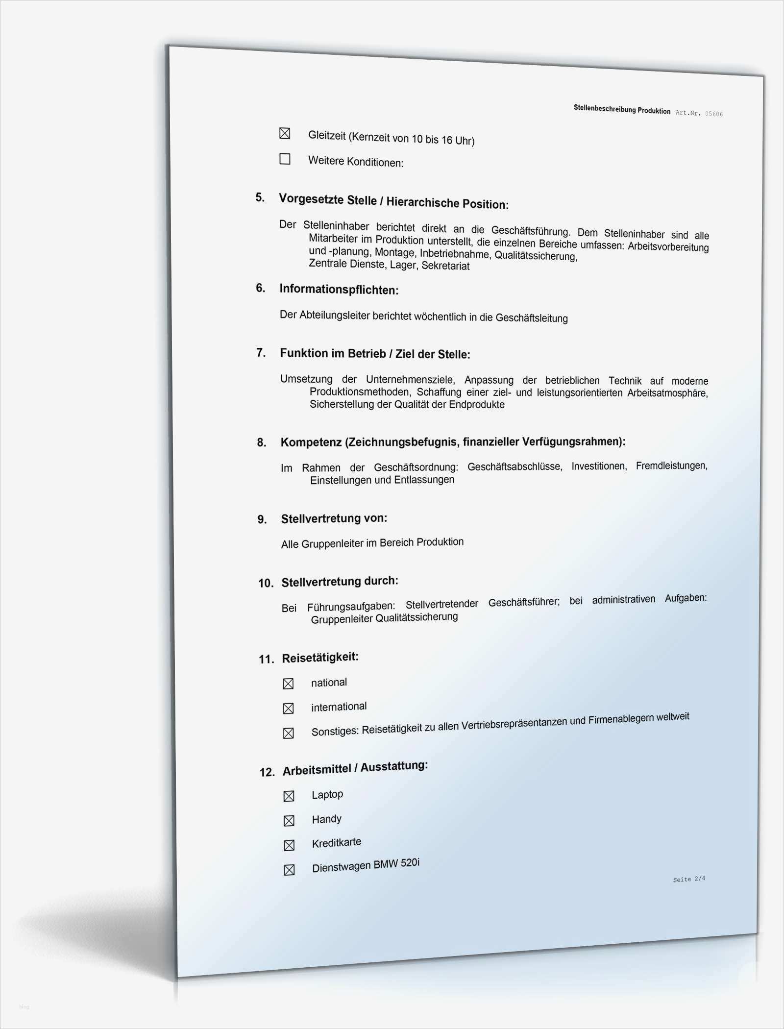 Vorlage Stellenbeschreibung Erstaunlich Stellenbeschreibung Abteilungsleitung