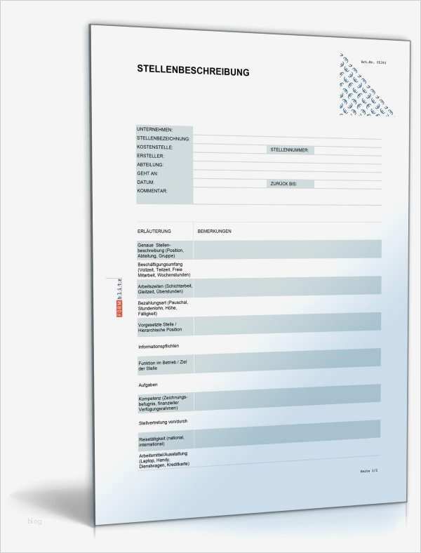 Vorlage Stellenbeschreibung Schönste Stellenbeschreibung